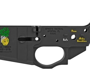 Spike’s Tactical Pineapple Grenade Color Filled AR15 Stripped Lower Receiver