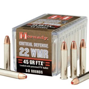 Hornady Critical Defense, .22 Magnum, FTX, 45 Grain, 50 Rounds