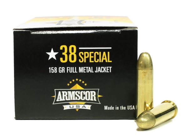 Armscor USA38 Special 158 Grain FMJ Armscor USA – 50 Rounds