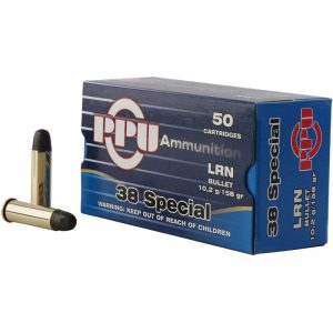 Prvi Partizan .38 Special Ammunition 50 Rounds LRN 158 Grains PPH38SL
