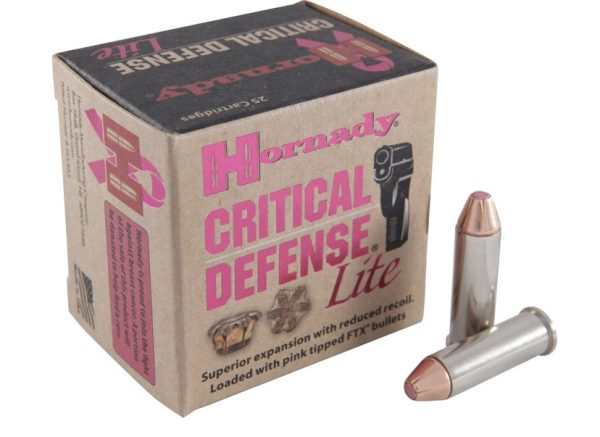Hornady .38 SPL 90gr FTX Critical Defense Lite per 20