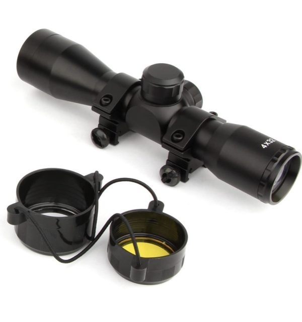 UMsky Air Rifle Scope 4×32 Airsoft Sniper Scopes With Free 22mm/11mm Rail Mount for Tactical Hunting Sight Optics