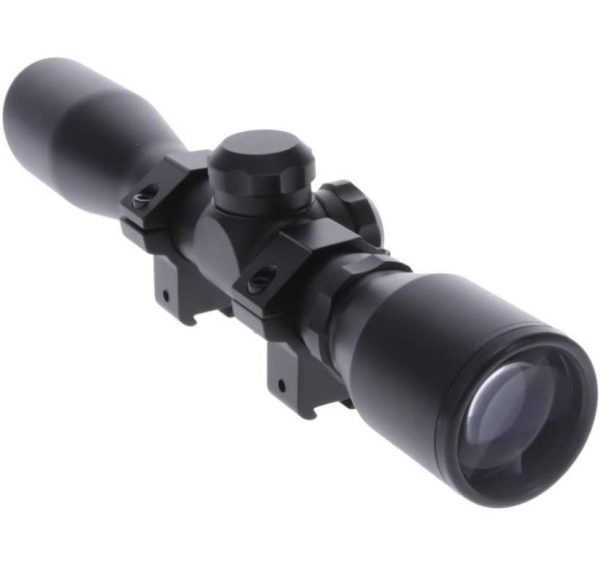 TRUGLO 4x32mm Compact Rimfire and Air RIfle Scope Series, Duplex Reticle, Black - Image 4