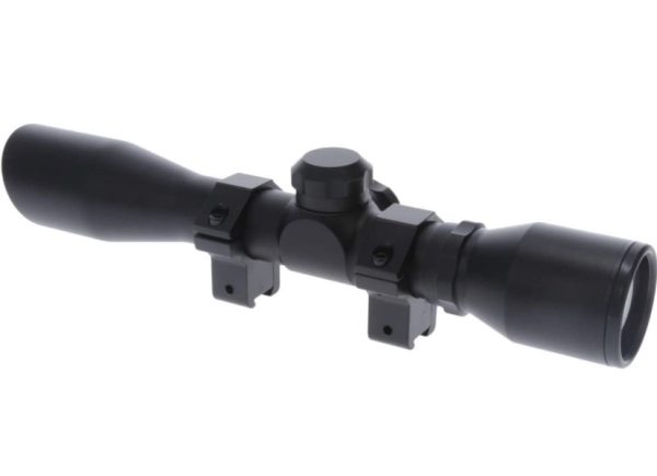 TRUGLO 4x32mm Compact Rimfire and Air RIfle Scope Series, Duplex Reticle, Black - Image 3