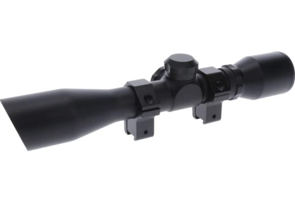 TRUGLO 4x32mm Compact Rimfire and Air RIfle Scope Series, Duplex Reticle, Black - Image 2