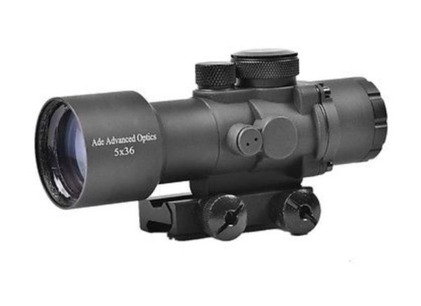 Ade Advanced Optics 5×36 Prism Sight Tactical Rifle Scope RED/GREEN/BLUE reticle - Image 4