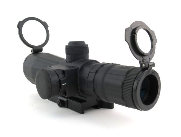 NcSTAR Mark III Series 3-9×42 Scope with Blue Illuminated Rangefinder Reticle and Laser* - Image 6
