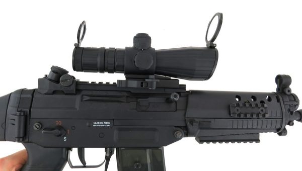 NcSTAR Mark III Series 3-9×42 Scope with Blue Illuminated Rangefinder Reticle and Laser* - Image 4