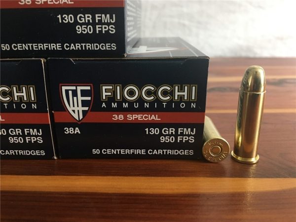 FIOCCHI 38 SPECIAL 130GR FMJ